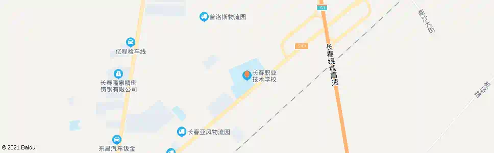 长春长春职业技术学校_公交站地图_长春公交_妙搜公交查询2025