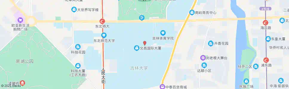 长春文昌路_公交站地图_长春公交_妙搜公交查询2025