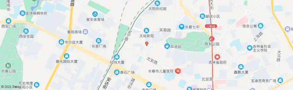 长春百菊大厦_公交站地图_长春公交_妙搜公交查询2025