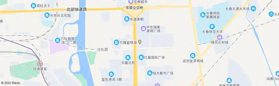 长春中东瑞家_公交站地图_长春公交_妙搜公交查询2025