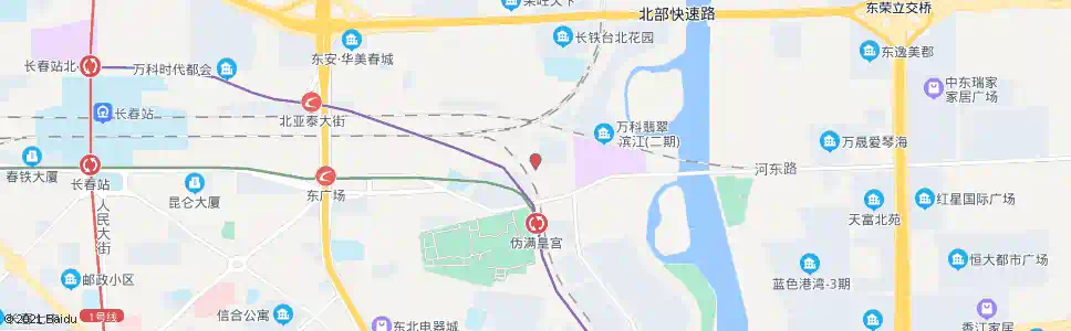 长春东安屯(吉林道口)_公交站地图_长春公交_妙搜公交查询2025