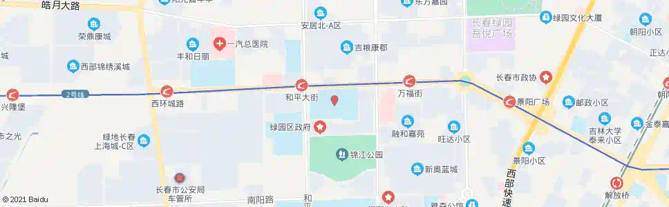 长春市十一高中_公交站地图_长春公交_妙搜公交查询2025