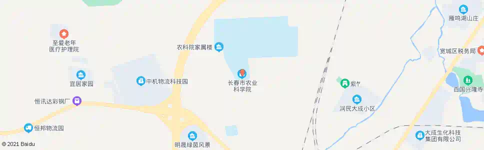长春长春市农业科学院_公交站地图_长春公交_妙搜公交查询2025