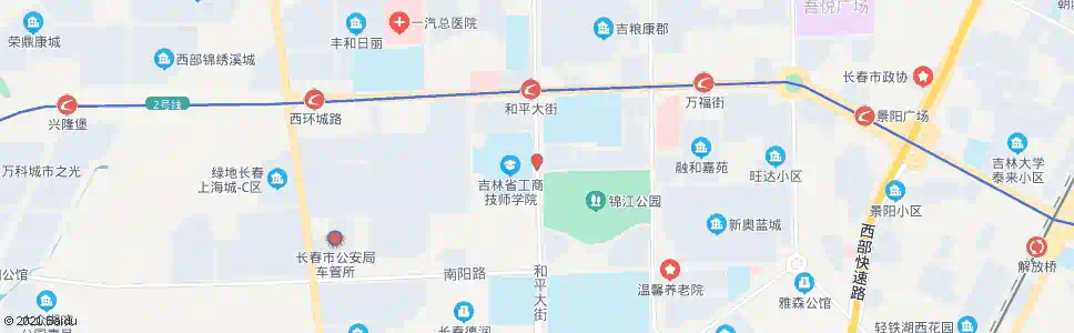 长春锦江路_公交站地图_长春公交_妙搜公交查询2025