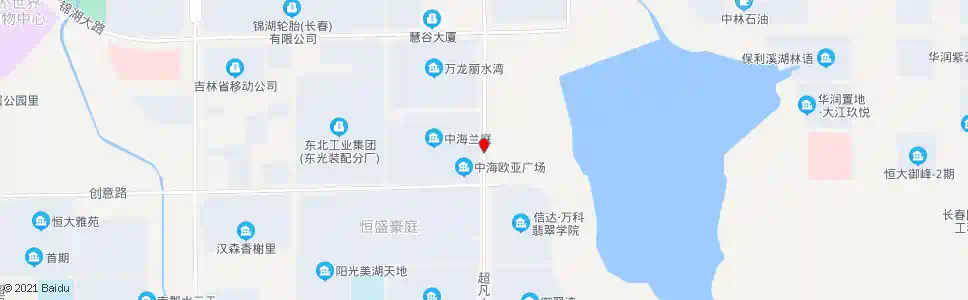 长春中海澜庭_公交站地图_长春公交_妙搜公交查询2025