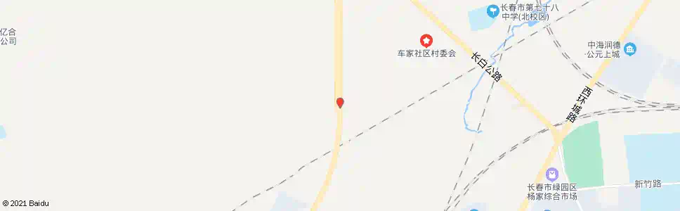 长春朱家窝堡_公交站地图_长春公交_妙搜公交查询2025