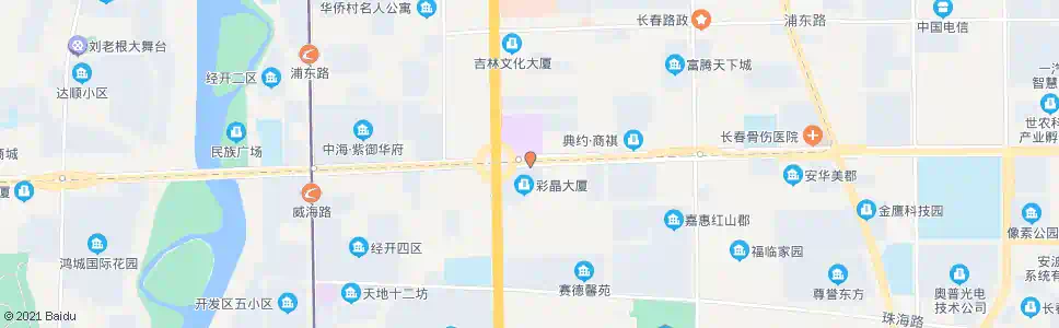 长春赛得广场北门_公交站地图_长春公交_妙搜公交查询2025