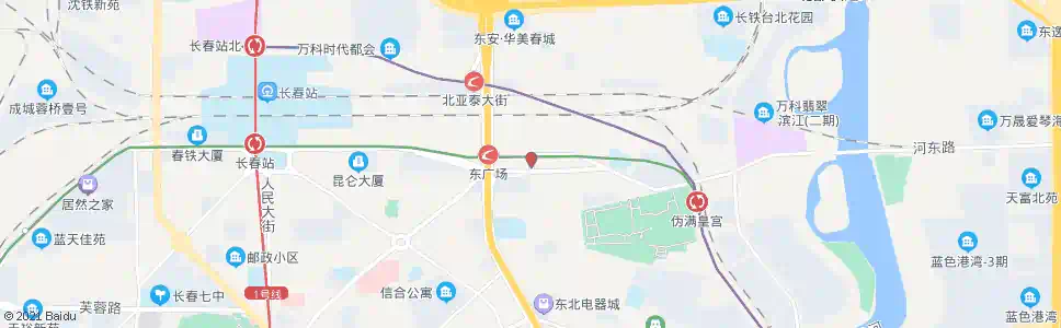 长春东六条_公交站地图_长春公交_妙搜公交查询2025