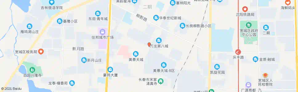 长春美景天城西站_公交站地图_长春公交_妙搜公交查询2025