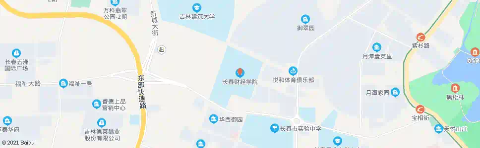 长春长春财经学院_公交站地图_长春公交_妙搜公交查询2025