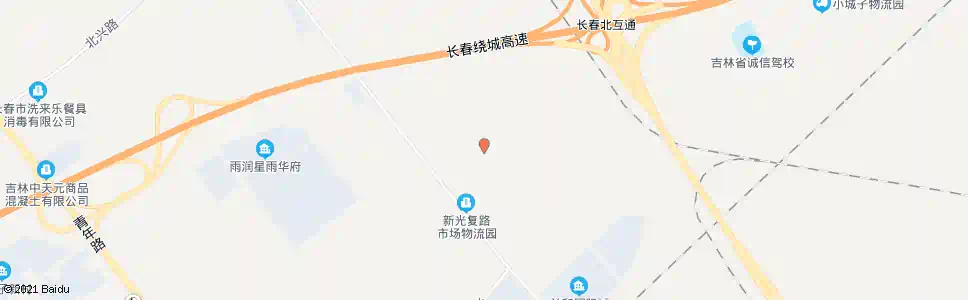 长春新光复路市场_公交站地图_长春公交_妙搜公交查询2025