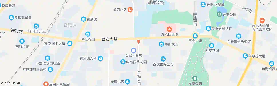 长春春城大街(春城邮局)_公交站地图_长春公交_妙搜公交查询2025