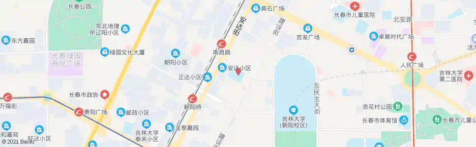 长春长春市第二实验中学_公交站地图_长春公交_妙搜公交查询2025