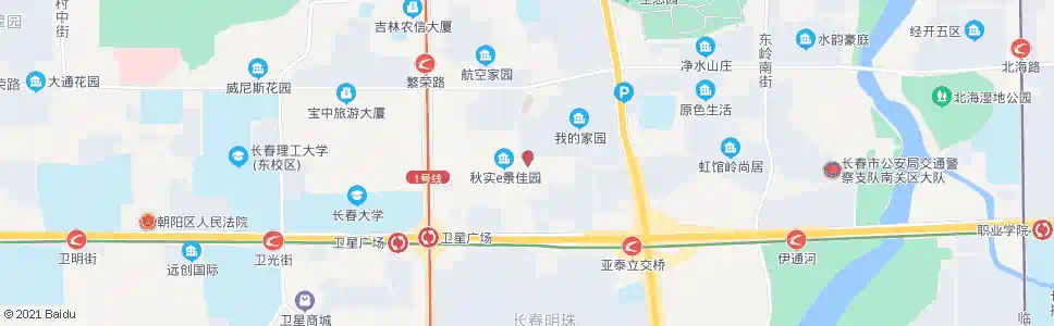 长春健民街_公交站地图_长春公交_妙搜公交查询2025