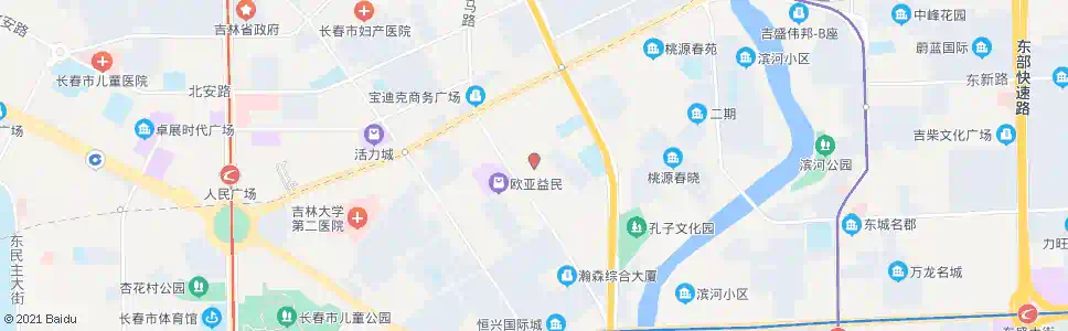 长春四道街(东)_公交站地图_长春公交_妙搜公交查询2025