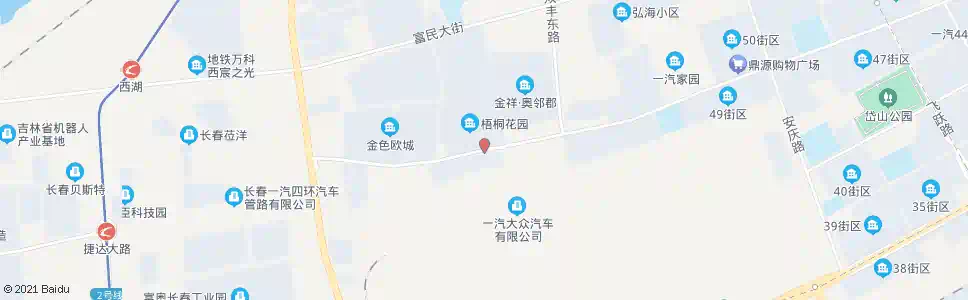 长春梧桐花园_公交站地图_长春公交_妙搜公交查询2025