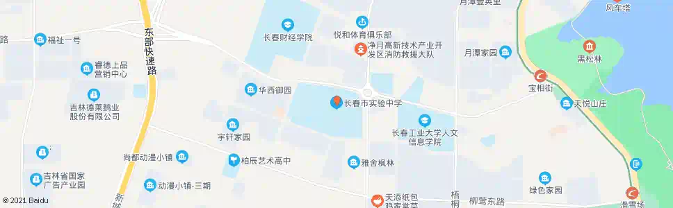长春市实验中学_公交站地图_长春公交_妙搜公交查询2025
