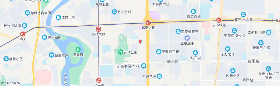 长春吉盛小区B区_公交站地图_长春公交_妙搜公交查询2025