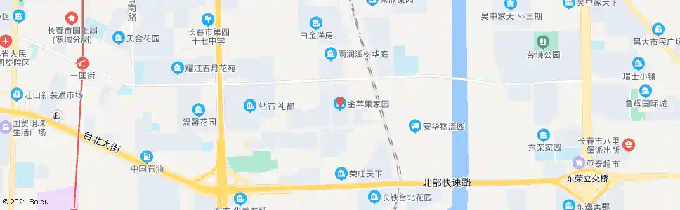 长春金苹果家园_公交站地图_长春公交_妙搜公交查询2025