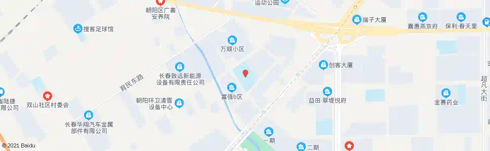 长春长春高新第二实验学校_公交站地图_长春公交_妙搜公交查询2025