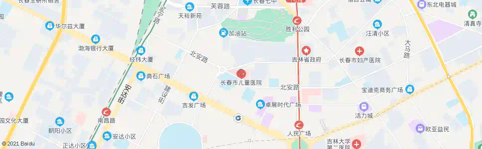 长春北安路(市医院)_公交站地图_长春公交_妙搜公交查询2025