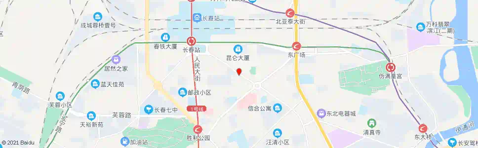 长春东二条_公交站地图_长春公交_妙搜公交查询2025