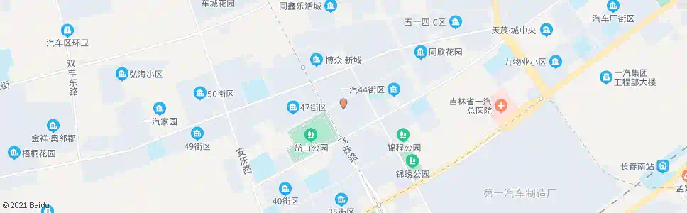 长春杨柳大街_公交站地图_长春公交_妙搜公交查询2025