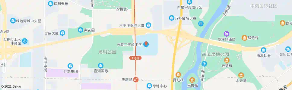 长春市二实验中学_公交站地图_长春公交_妙搜公交查询2025