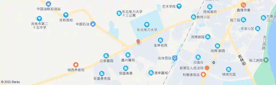 长春福业广场_公交站地图_长春公交_妙搜公交查询2025
