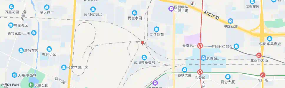 长春绿园区城西镇街道办公室_公交站地图_长春公交_妙搜公交查询2025