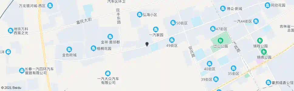 长春一汽十三小学_公交站地图_长春公交_妙搜公交查询2025