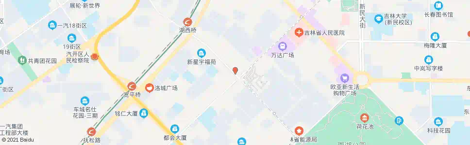 长春湖西路_公交站地图_长春公交_妙搜公交查询2025