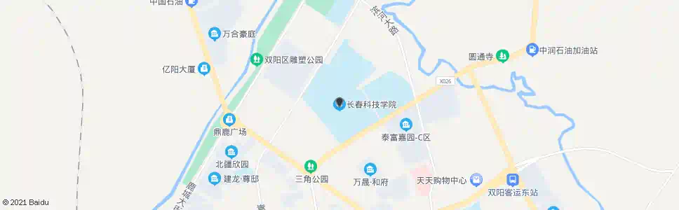 长春科技学院_公交站地图_长春公交_妙搜公交查询2025