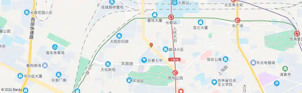 长春西广场_公交站地图_长春公交_妙搜公交查询2025