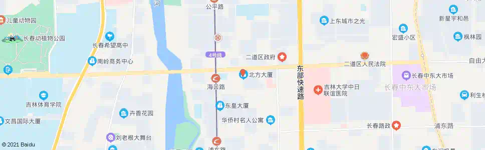 长春北方市场_公交站地图_长春公交_妙搜公交查询2025