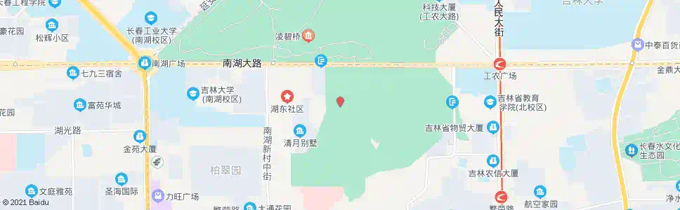 长春南湖宾馆_公交站地图_长春公交_妙搜公交查询2025