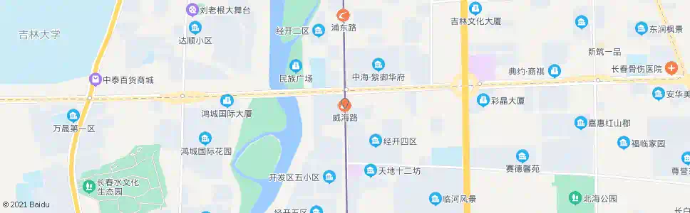 长春威海路_公交站地图_长春公交_妙搜公交查询2025