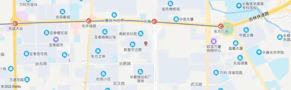 长春一汽客车花园_公交站地图_长春公交_妙搜公交查询2025