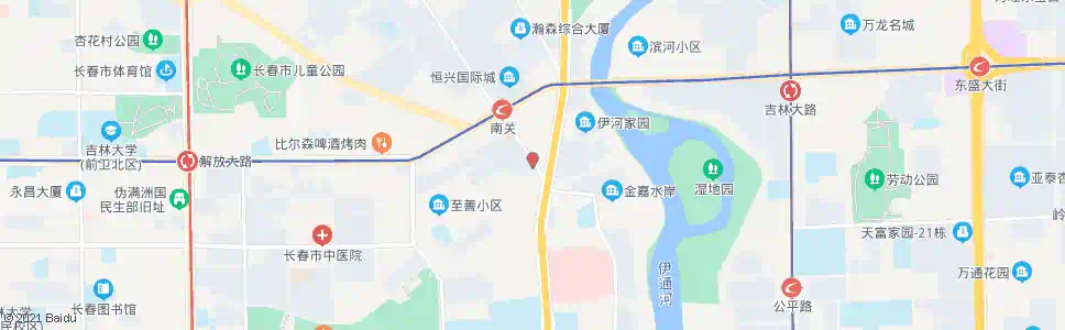 长春全安广场_公交站地图_长春公交_妙搜公交查询2025