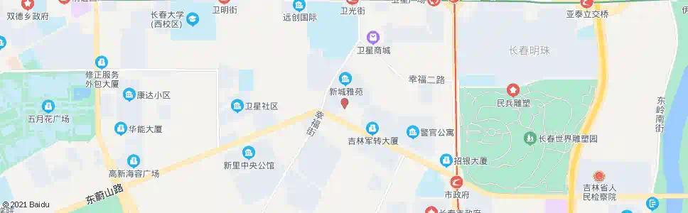 长春幸福街_公交站地图_长春公交_妙搜公交查询2025
