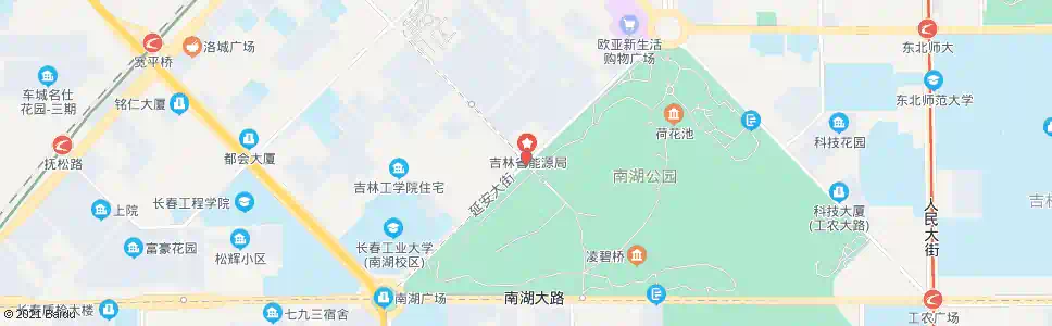 长春湖西路(延安大街)_公交站地图_长春公交_妙搜公交查询2025
