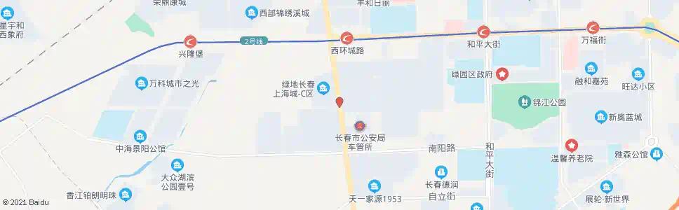 长春华港二手车市场_公交站地图_长春公交_妙搜公交查询2025