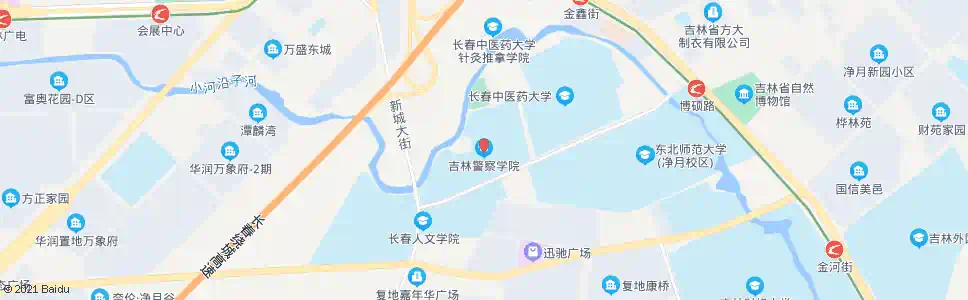 长春长春警察学校(二煤气)_公交站地图_长春公交_妙搜公交查询2025