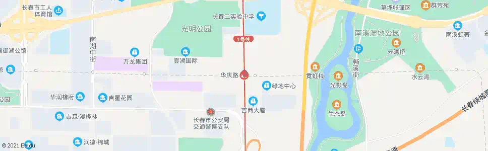 长春华庆路_公交站地图_长春公交_妙搜公交查询2025