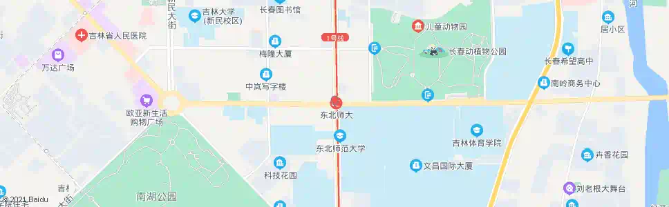 长春自由大路(人民大街)_公交站地图_长春公交_妙搜公交查询2025