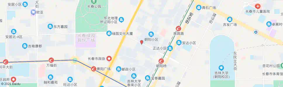 长春安阳街_公交站地图_长春公交_妙搜公交查询2025