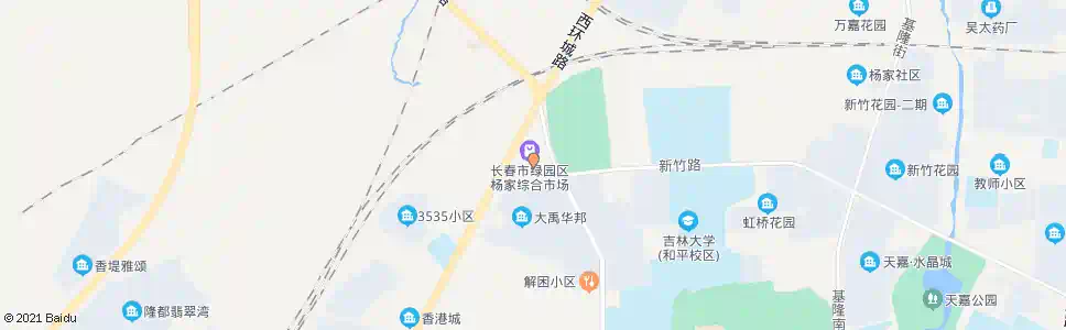 长春青州路市场_公交站地图_长春公交_妙搜公交查询2025