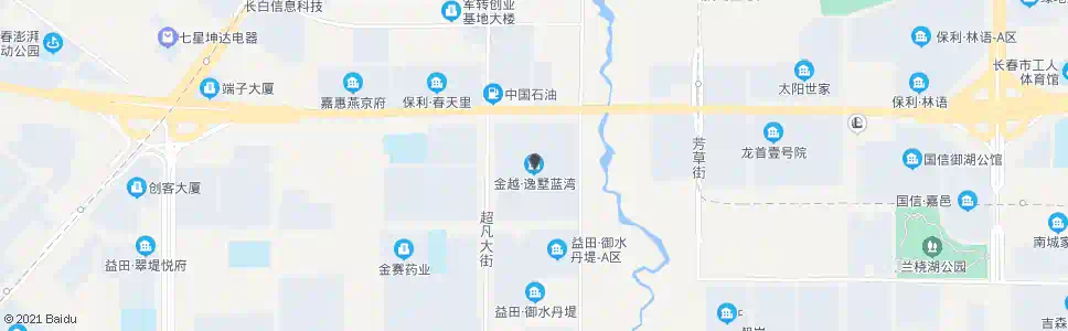 长春超达大路(金越逸墅蓝湾)_公交站地图_长春公交_妙搜公交查询2025