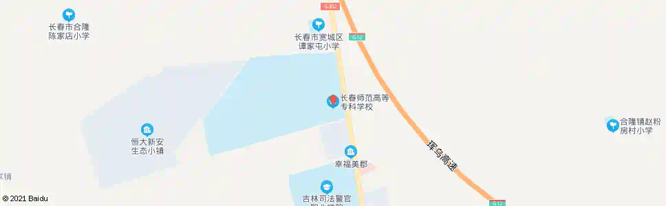 长春幼师学校_公交站地图_长春公交_妙搜公交查询2025