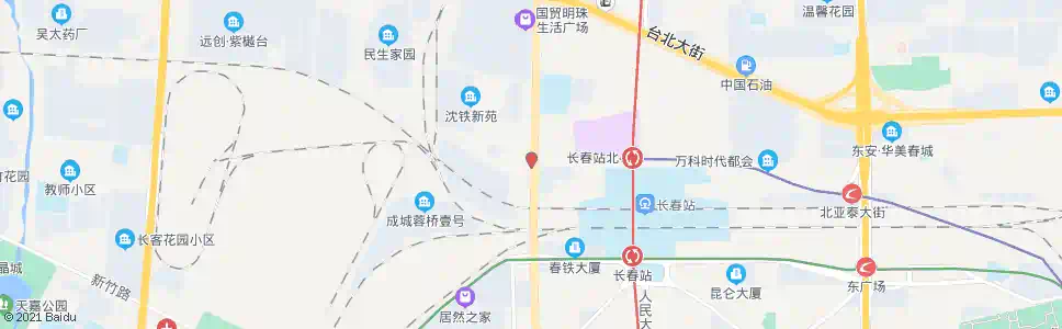 长春铁北二路(凯旋路)_公交站地图_长春公交_妙搜公交查询2025